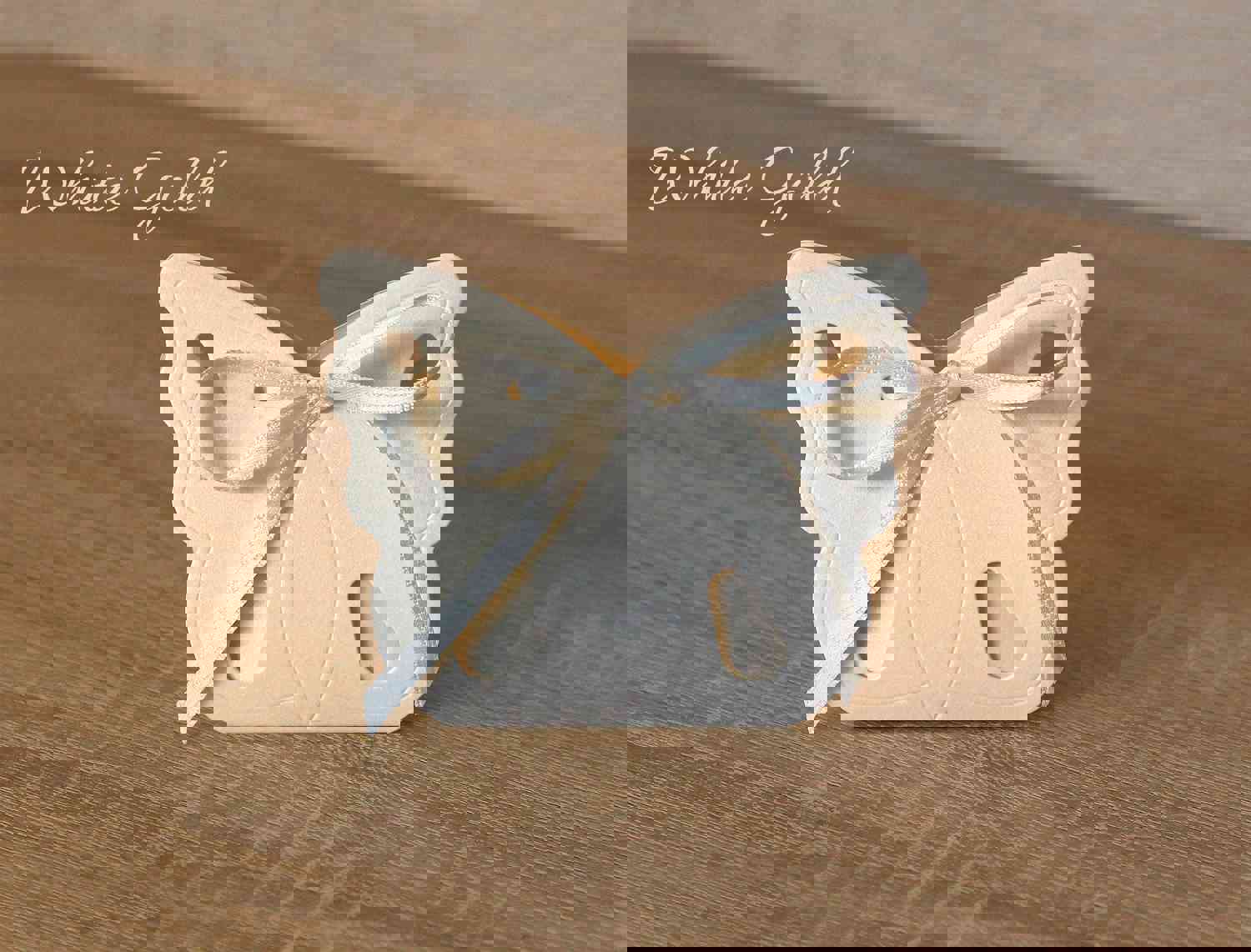 40pcs Gold Wedding Favor Boxes - Butterfly Themed Party Gift Boxes