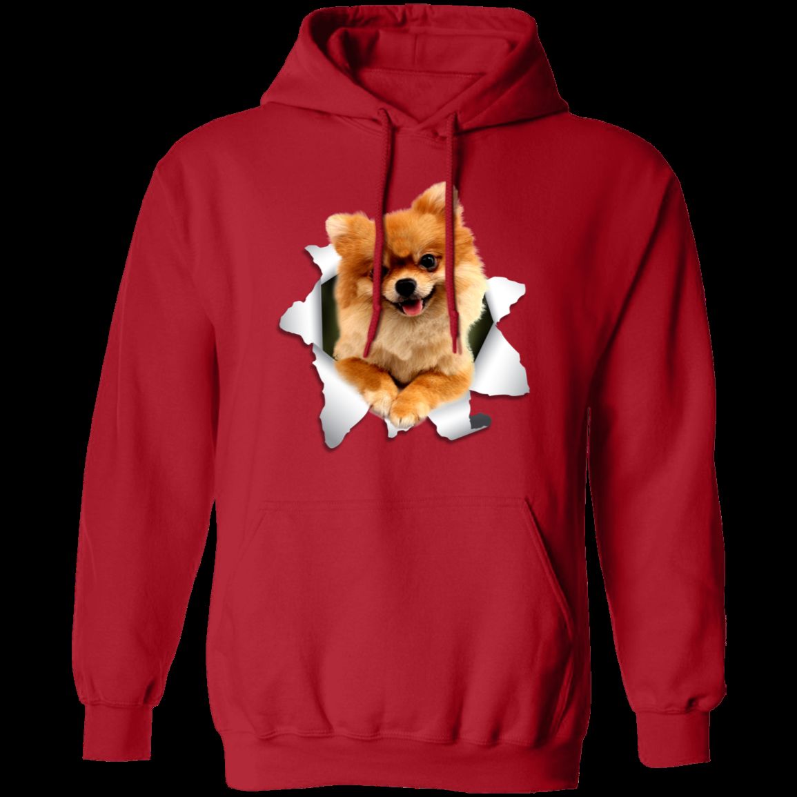 POMERANIAN 3D Pullover Hoodie - 8 oz Unisex Design