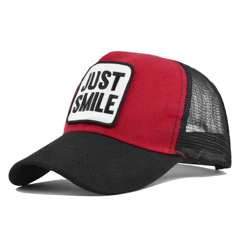 Breathable Unisex Baseball Cap with Adjustable Sun Protection and Letter Embroidery