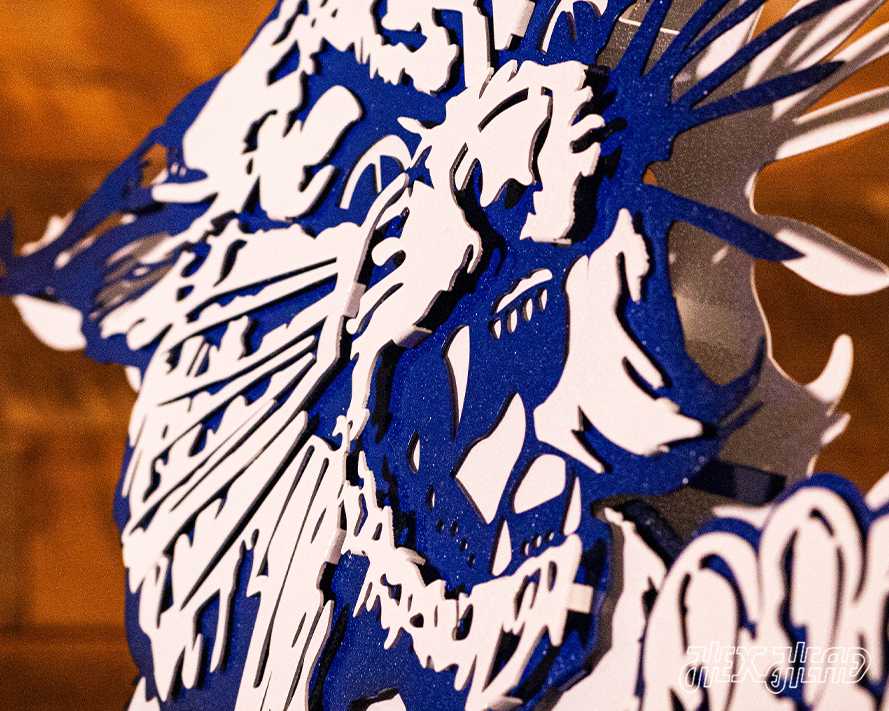 Kentucky Wildcats 1973 3D Vintage Metal Wall Art