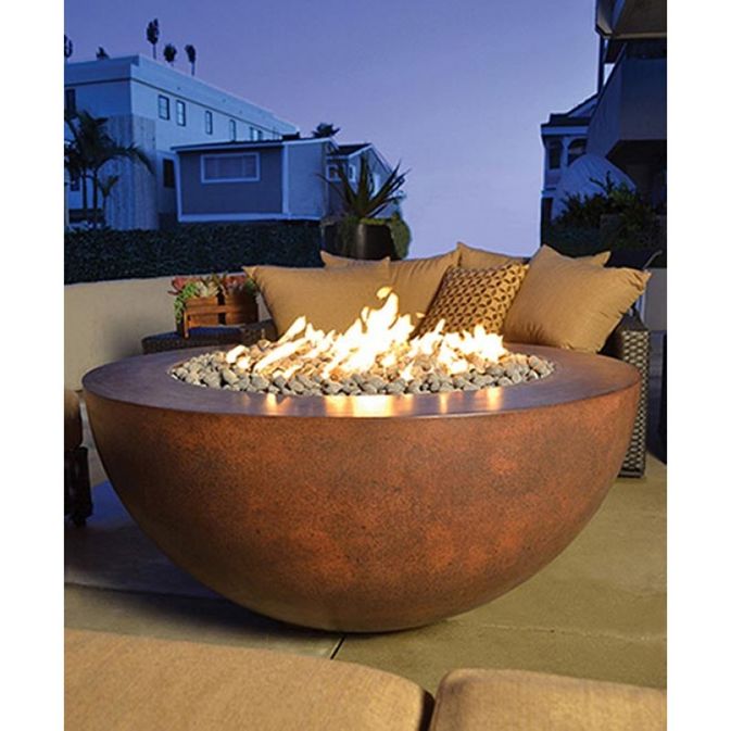 Legacy Round Fire Pit with Electronic Ignition - Free Cover by Fire by Design