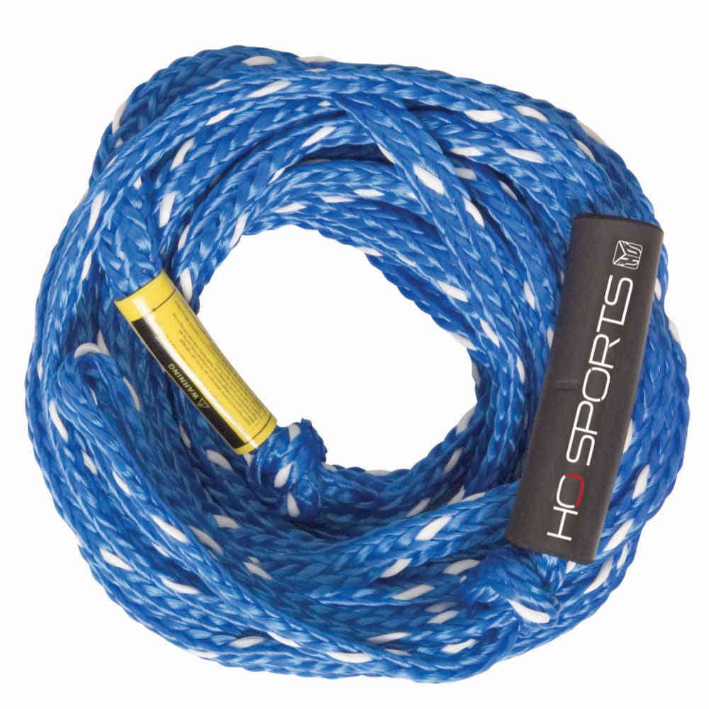 HO Sports 4K Tube Rope - 60 Foot Mid-Weight Rope for 3-4 Riders