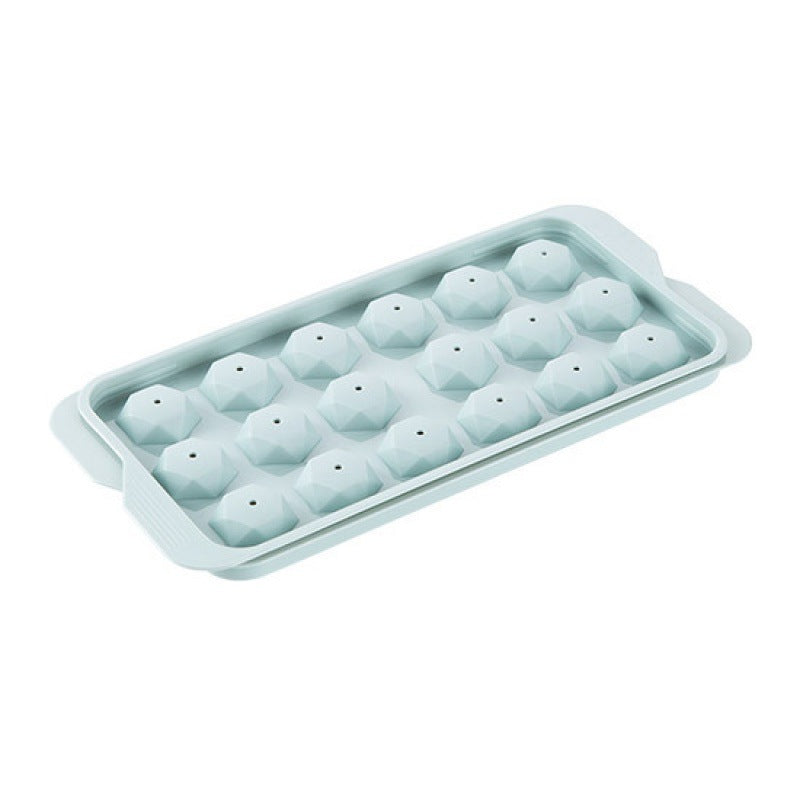 Round Ice Tray - Plastic Ice Cube Mold with Large Capacity