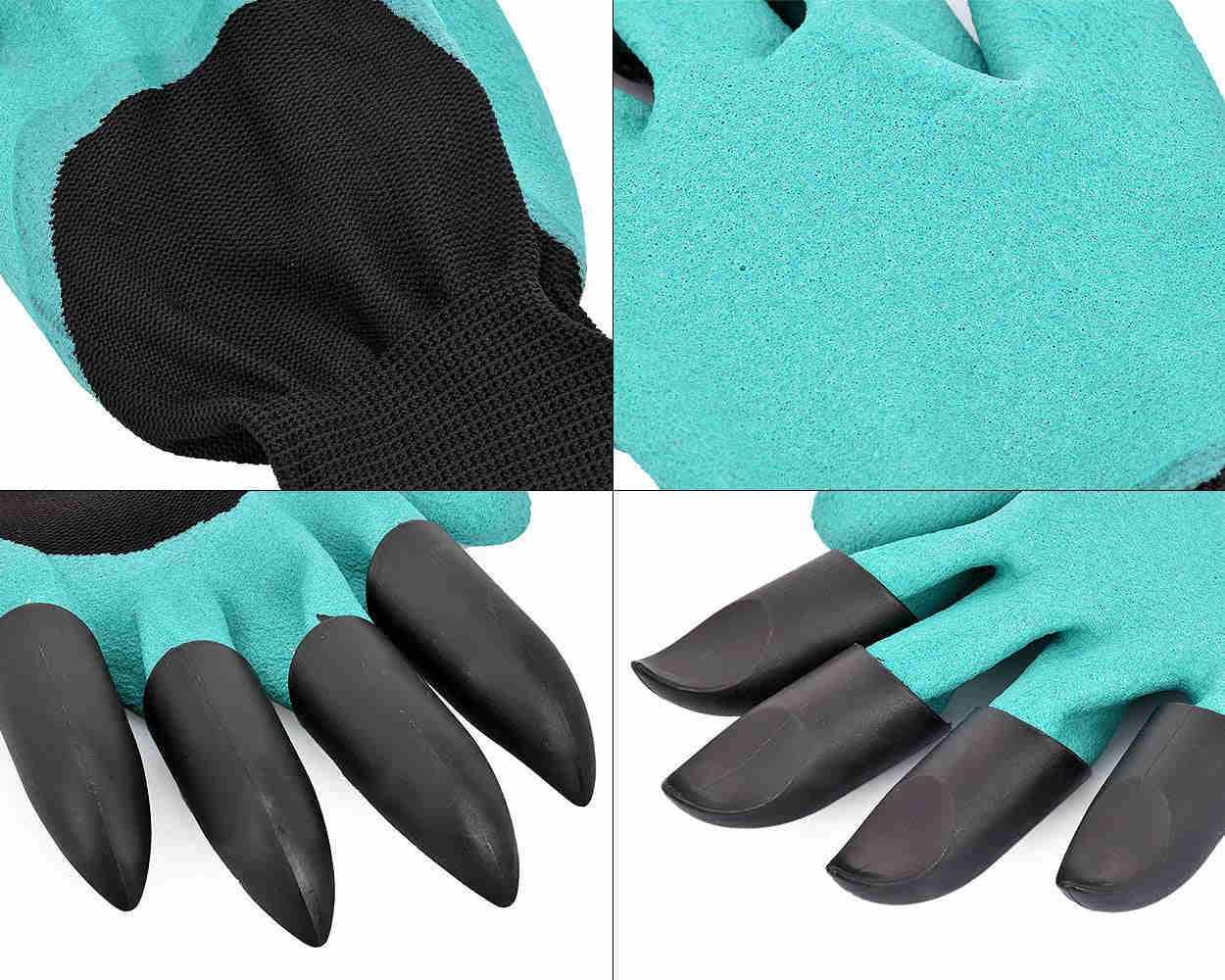 Claw Garden Gloves - 1 Pair for Digging and Planting