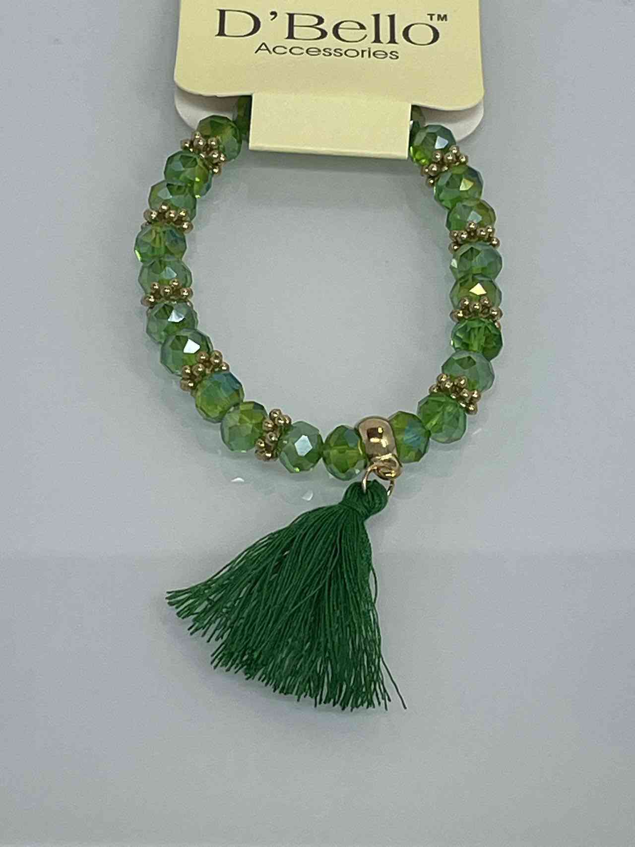 Elegant Crystal Beaded Bracelet with Pendant - Stylish Hand Accessory & Perfect Gift