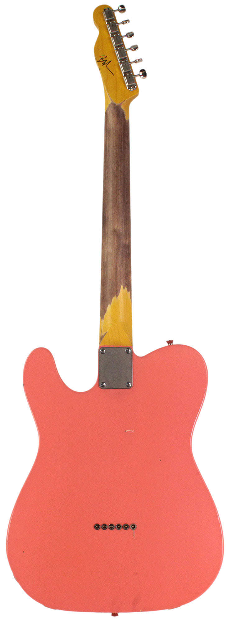 Nash T-2HB Guitar with Lollar Imperials, Salmon Finish, Light Aging