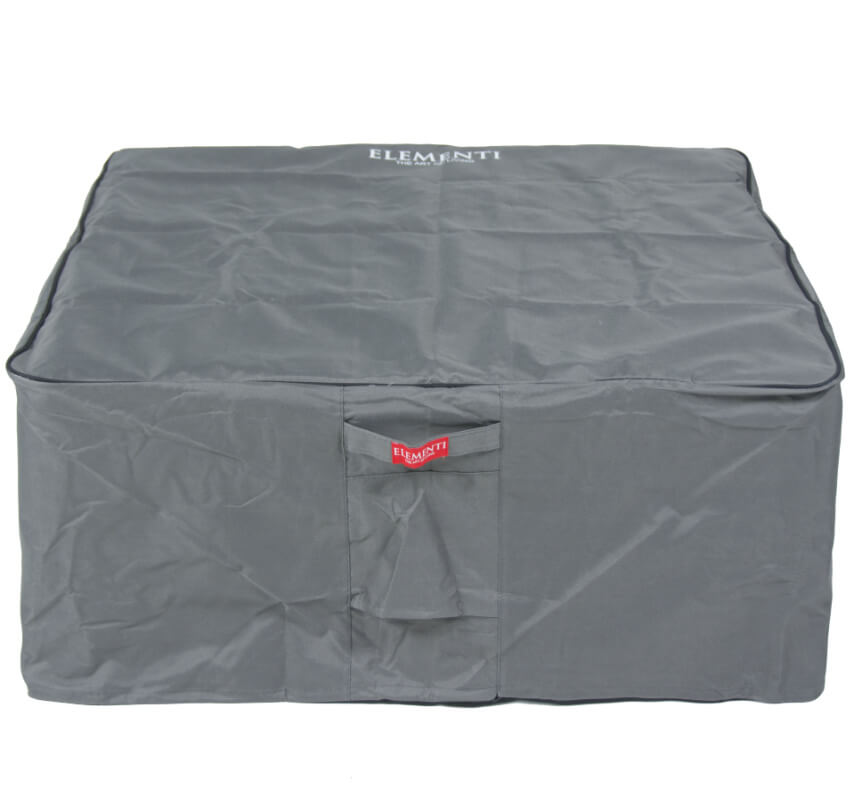 Elementi Plus Lucrene Square Concrete Fire Pit Table - OFG419LG