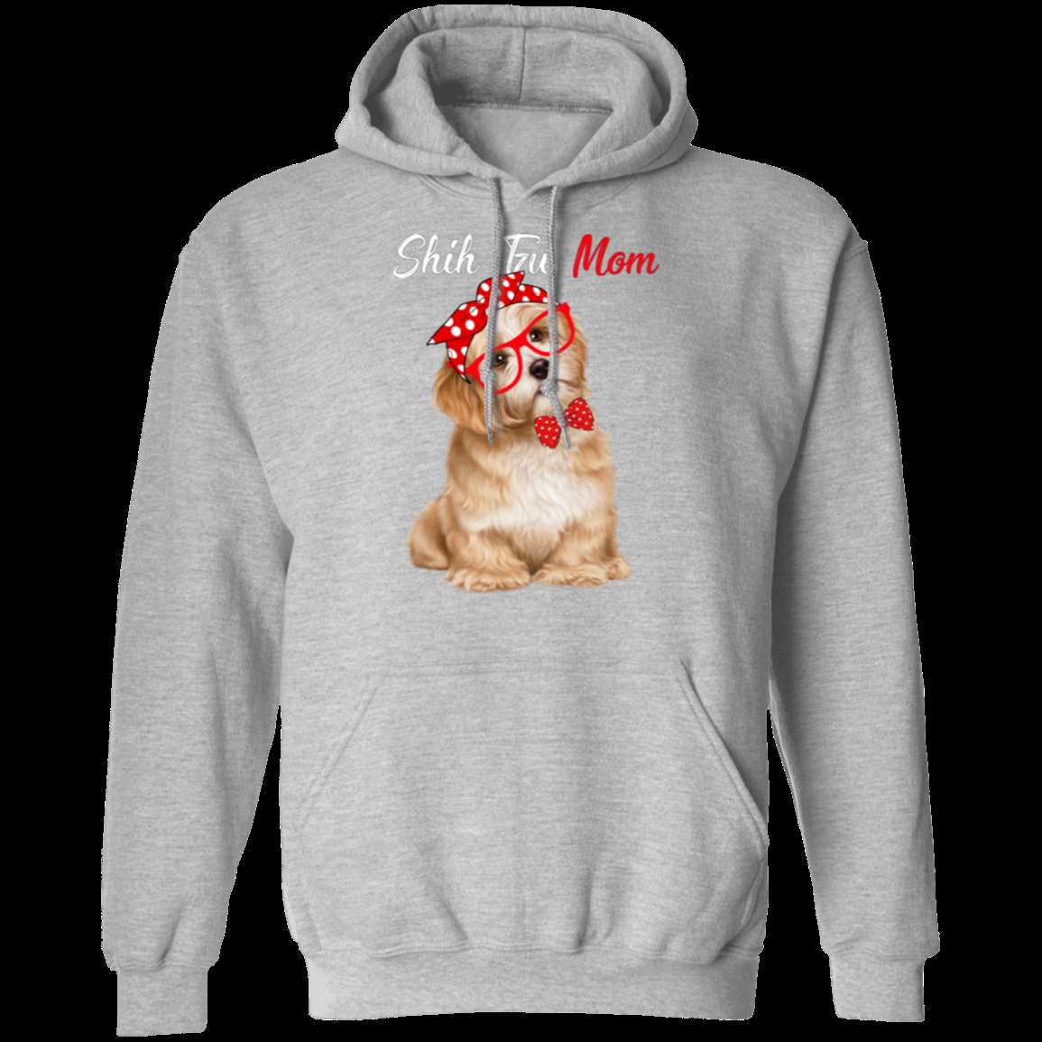 SHI TZU MOM LADIES Pullover Hoodie 8 oz