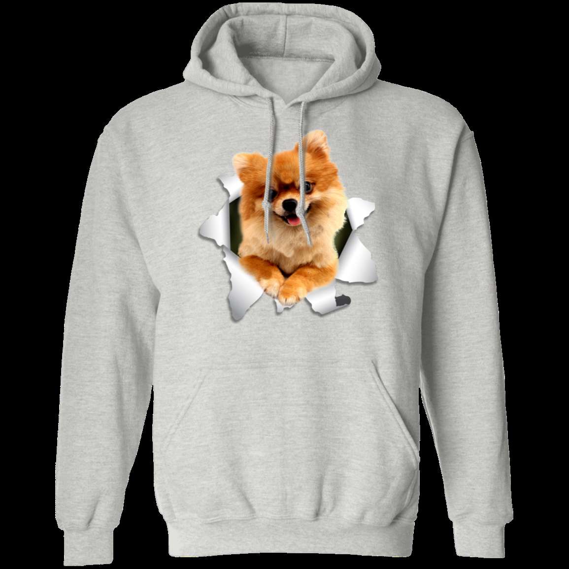 POMERANIAN 3D Pullover Hoodie - 8 oz Unisex Design