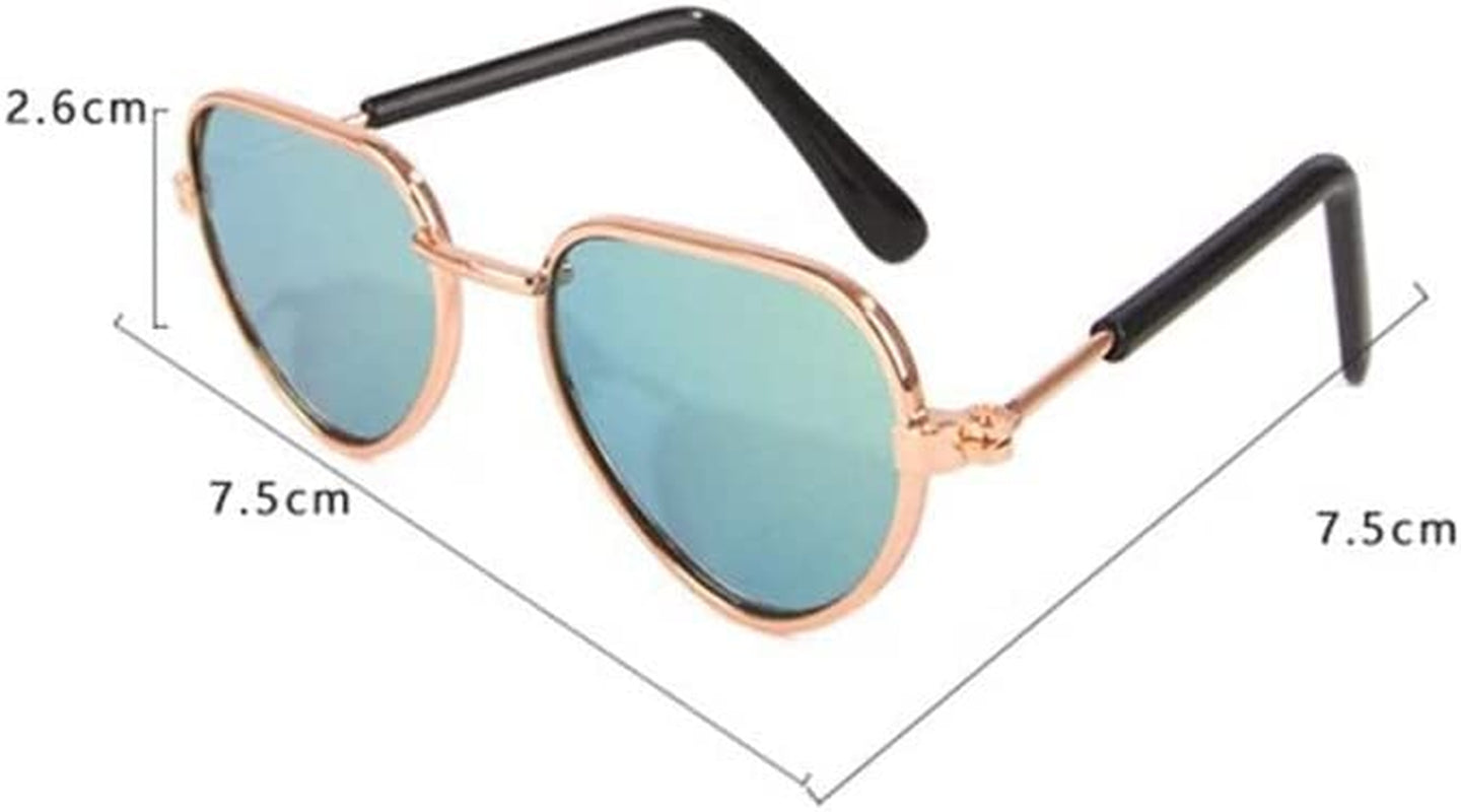 Fashion Pet Sunglasses for Cats and Dogs - Funny Photo Props and Eye Wear Decoration