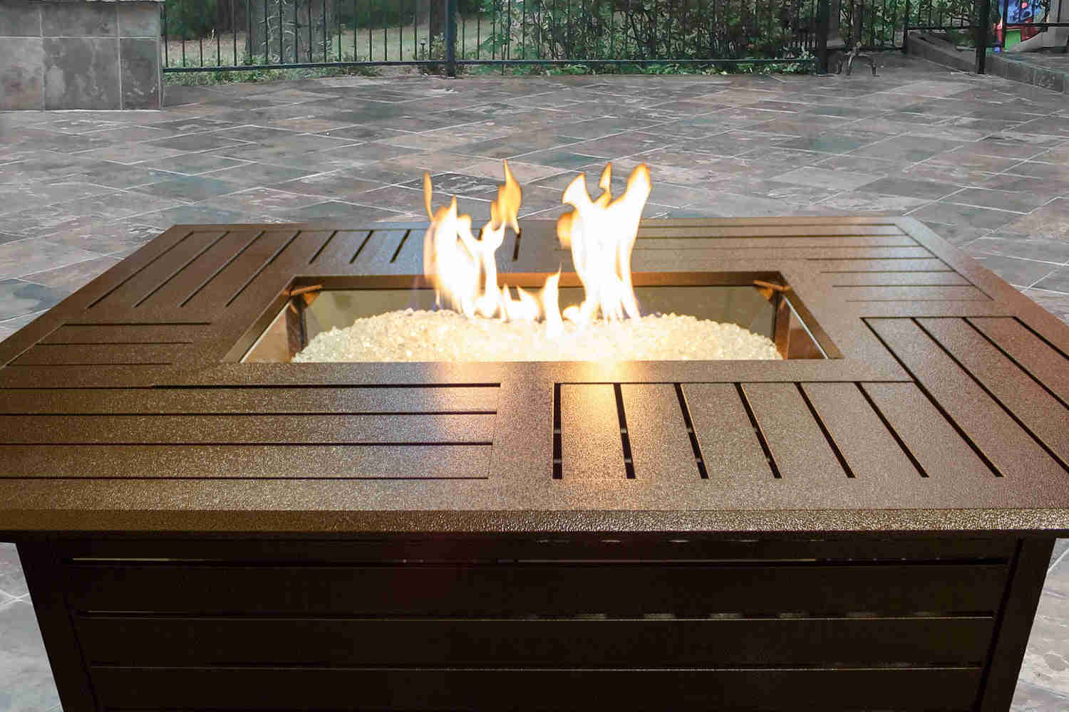 Evelyn Propane Fire Pit Table