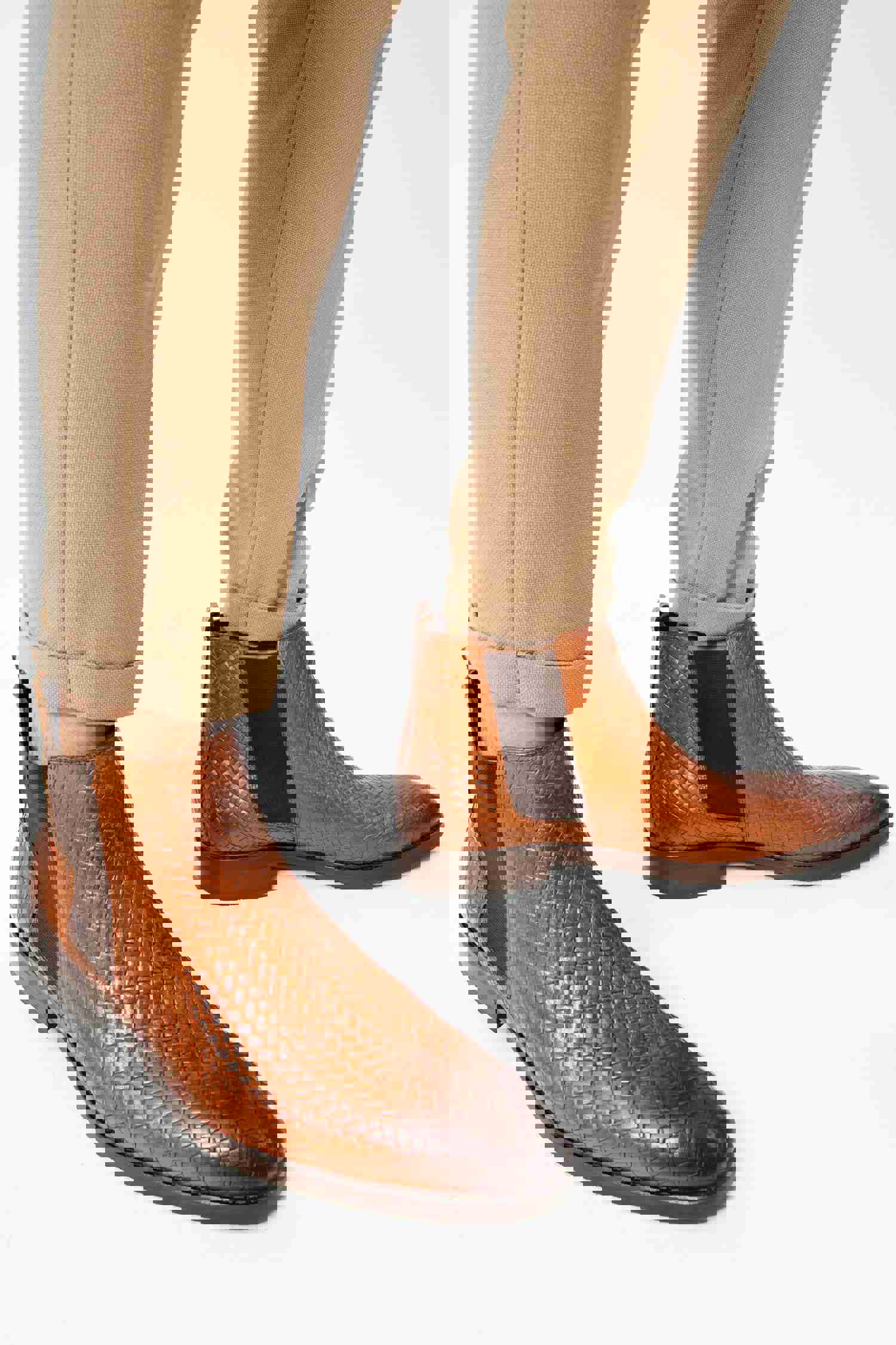 Oslo Tan Leather Chelsea Men Boot