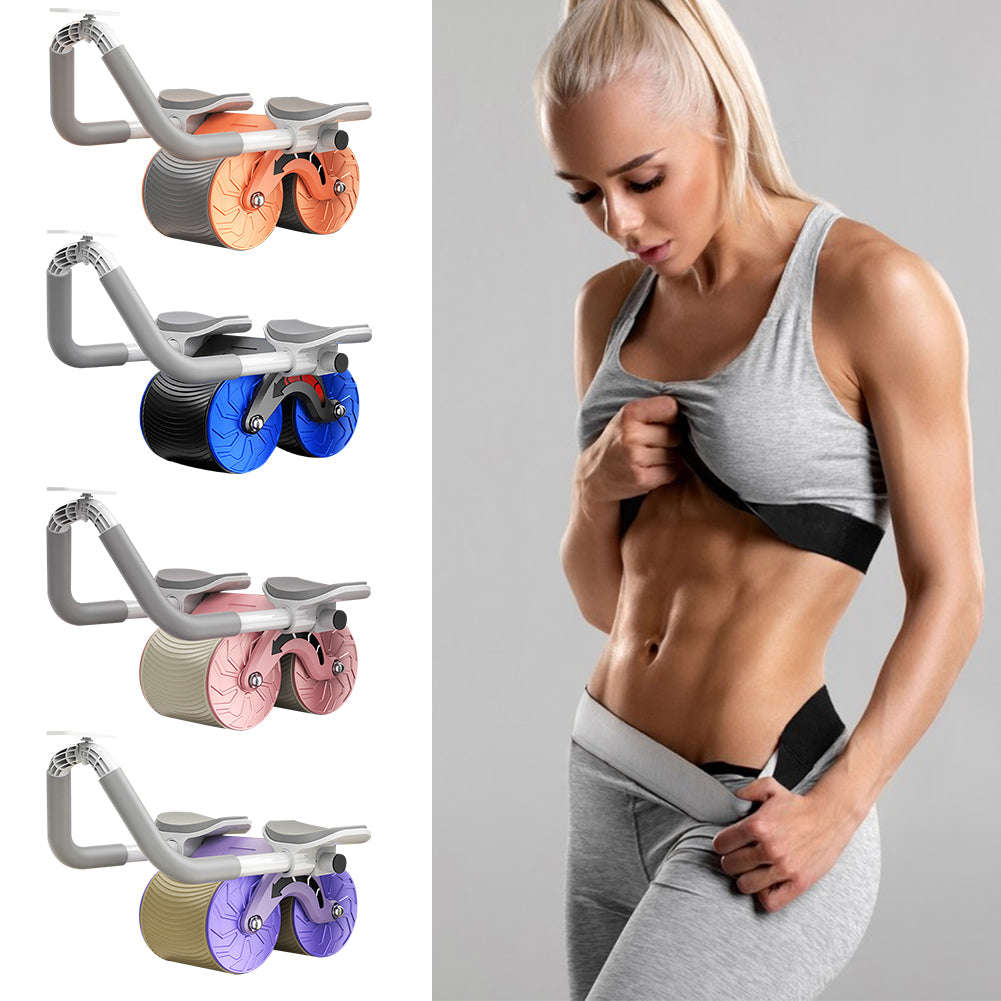 2-in-1 Male and Female Household Exercise Belly Wheel for Indoor Fitness