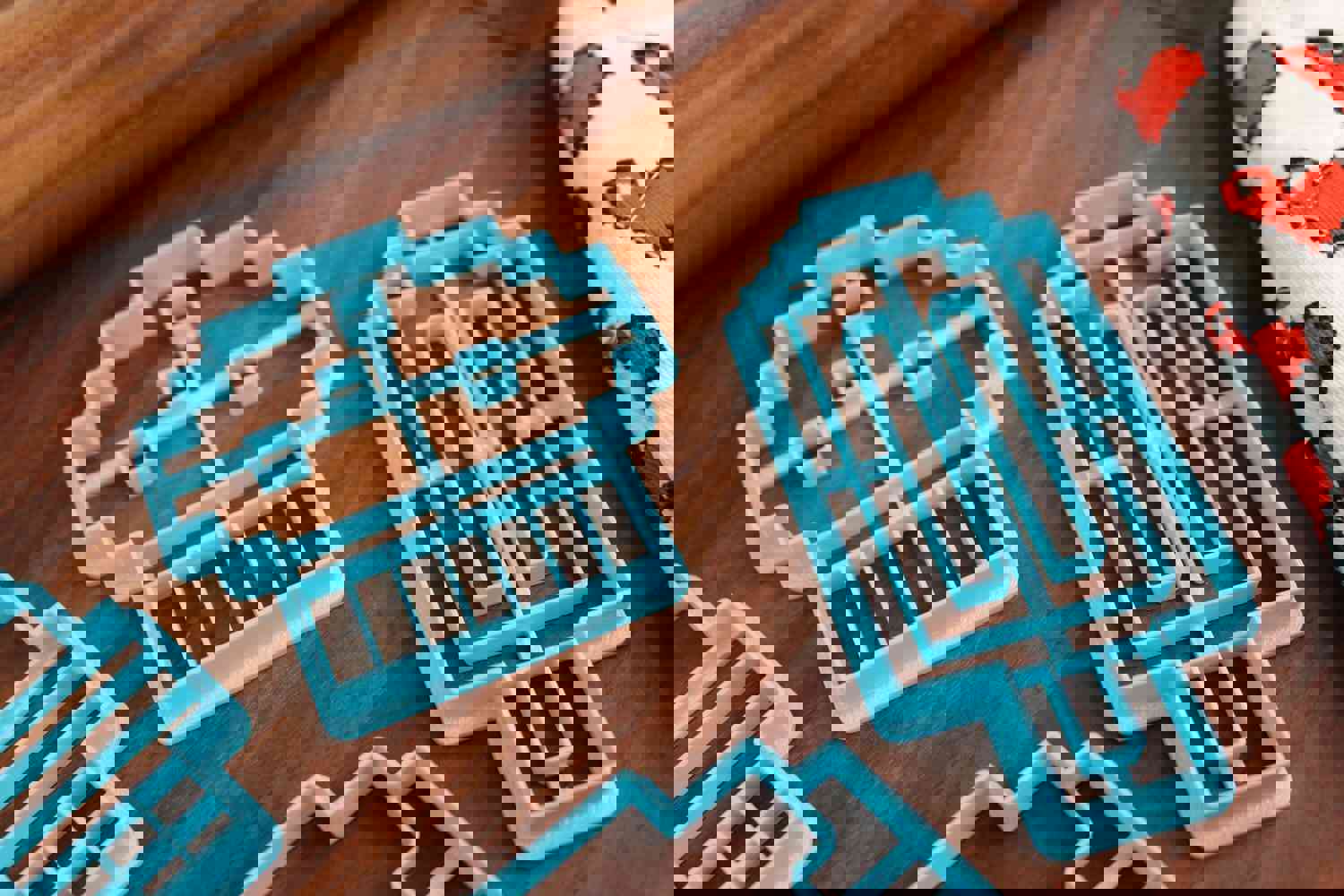 Pixel Foods Set 2 Cookie Cutters - Pixel Cupcake, Pixel Donut, Pixel Muffin, Pixel Popsicle, Pixel Soda