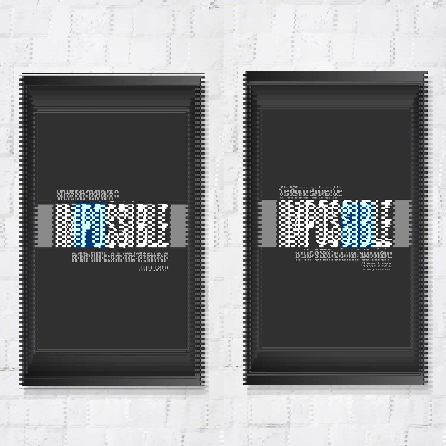 Tommy Lasorda Motivational Wall Art - 10 x 8 Poster Print - Ready to Frame