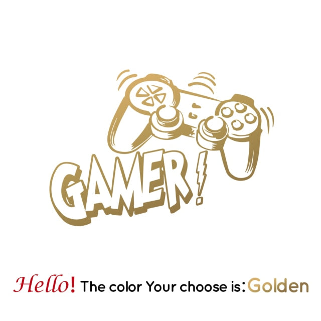 Creative Cartoon Gaming Wall Sticker for Kids Room and Game Room Decoration