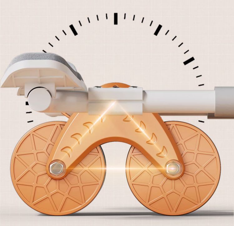 2-in-1 Male and Female Household Exercise Belly Wheel for Indoor Fitness