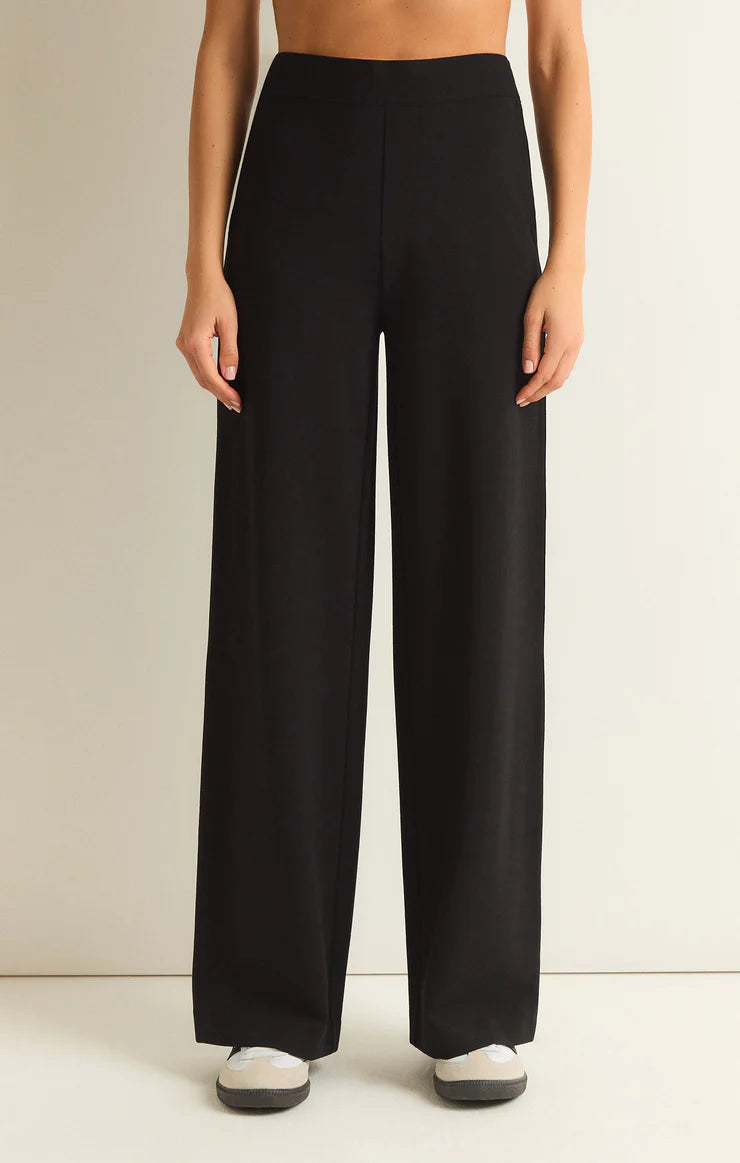 Z SUPPLY Do It All Trouser Pant - High Waist Ponte Knit Pants