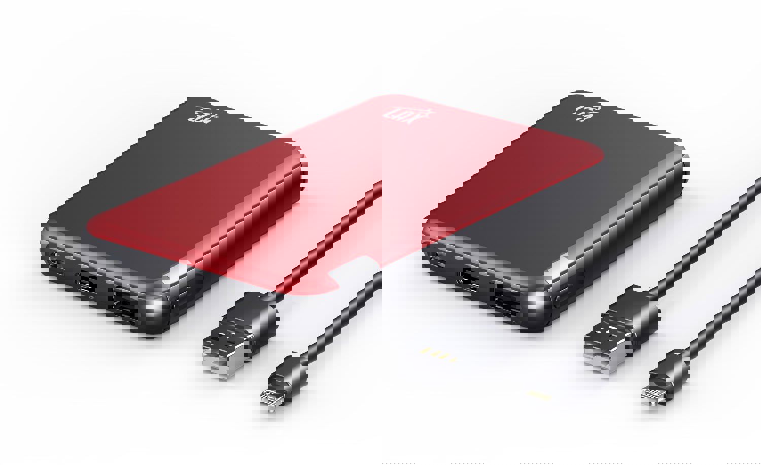 LAX Gadgets Aluminium 7200mAh Fast Charging Power Bank