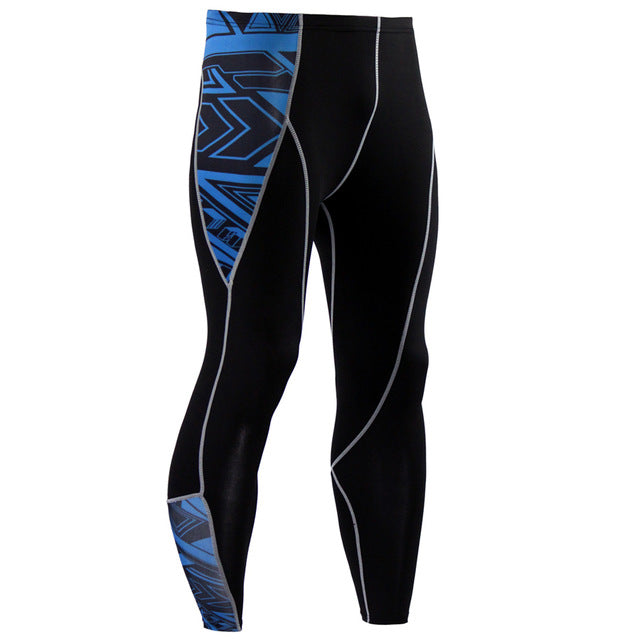 Plus Size 2pcs/set Men's Tracksuit Sport Suit Gym Fitness Compression Clothing