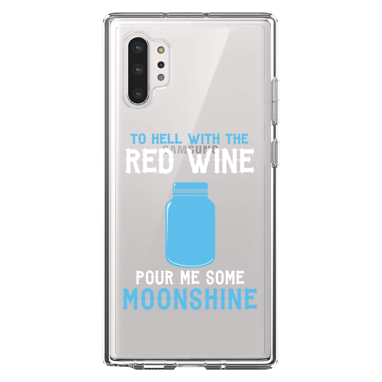 DistinctInk® Clear Shockproof Hybrid Case for Apple iPhone / Samsung Galaxy / Google Pixel