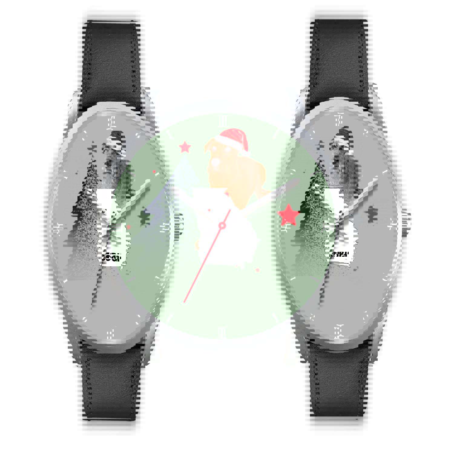 Irish Terrier Georgia Christmas Special Wrist Watch