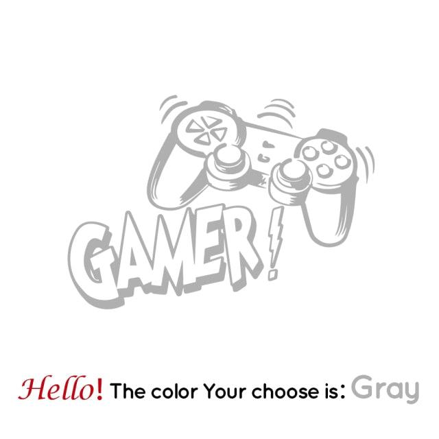 Creative Cartoon Gaming Wall Sticker for Kids Room and Game Room Decoration