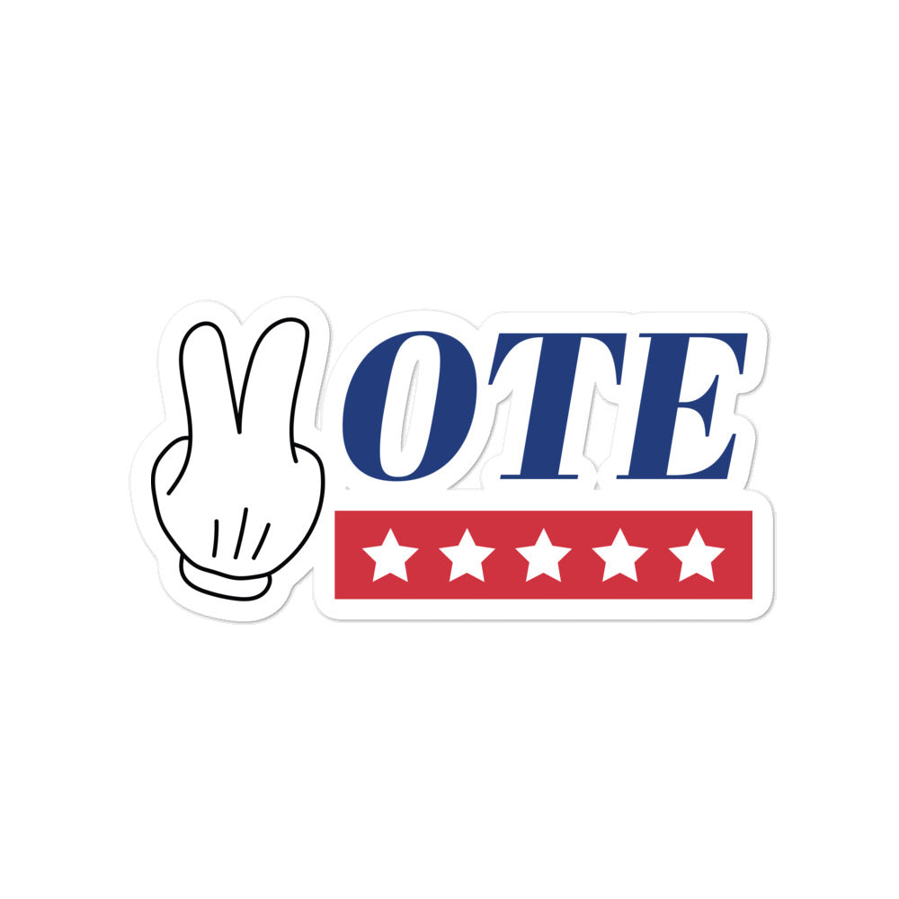 Vote Sticker - High-Quality Vinyl Stickers for Bubble-Free Application