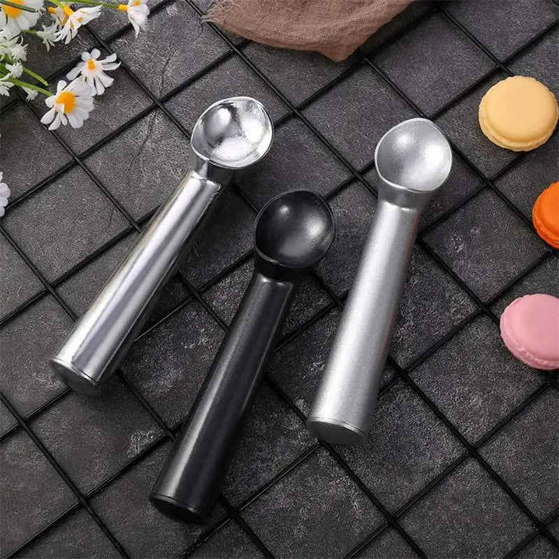 SRline AntiFreeze Icecream Scoop - Portable Aluminum Alloy Non-Stick Ice Cream Ball Maker