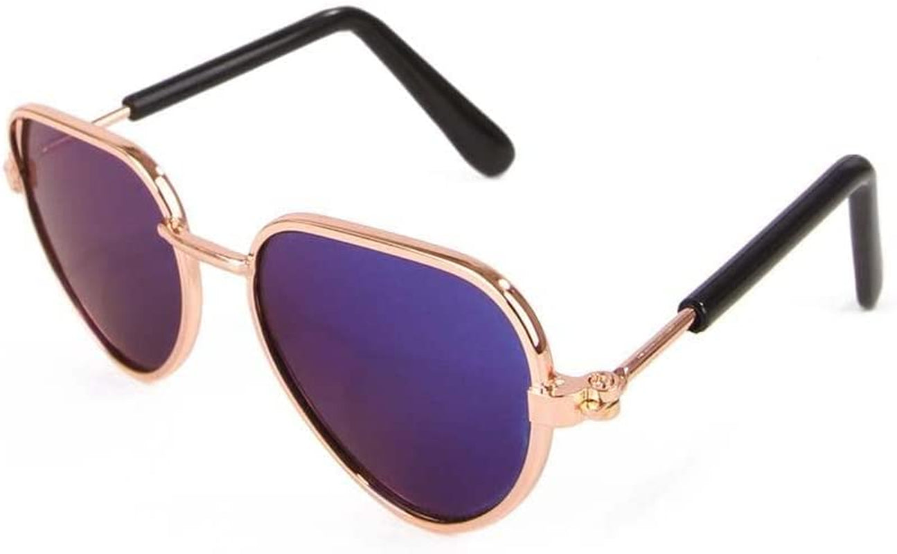 Fashion Pet Sunglasses for Cats and Dogs - Funny Photo Props and Eye Wear Decoration
