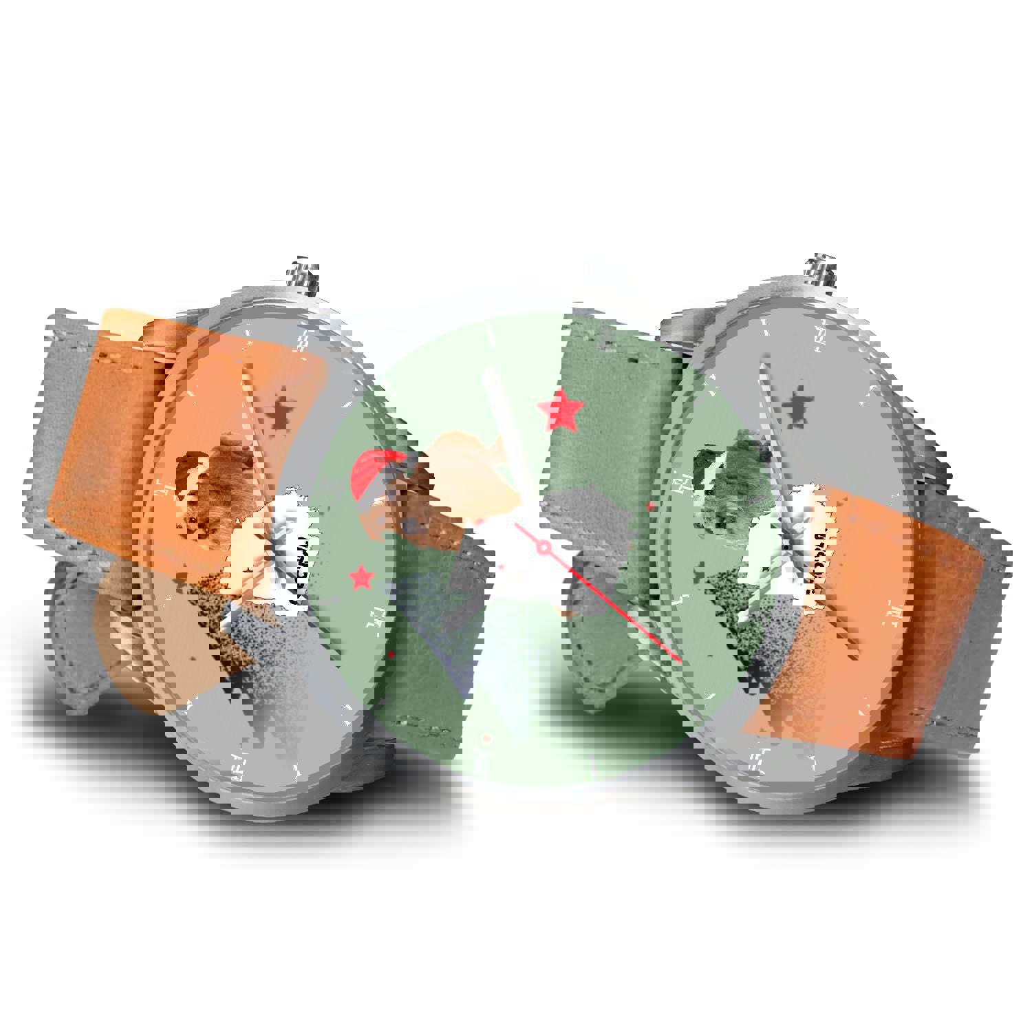 Irish Terrier Georgia Christmas Special Wrist Watch