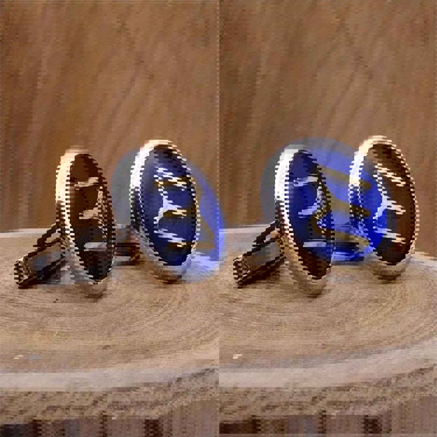 Kayi Clan Handmade 925 Sterling Silver Cufflinks for Men - Elegant Wedding & Groom Gift