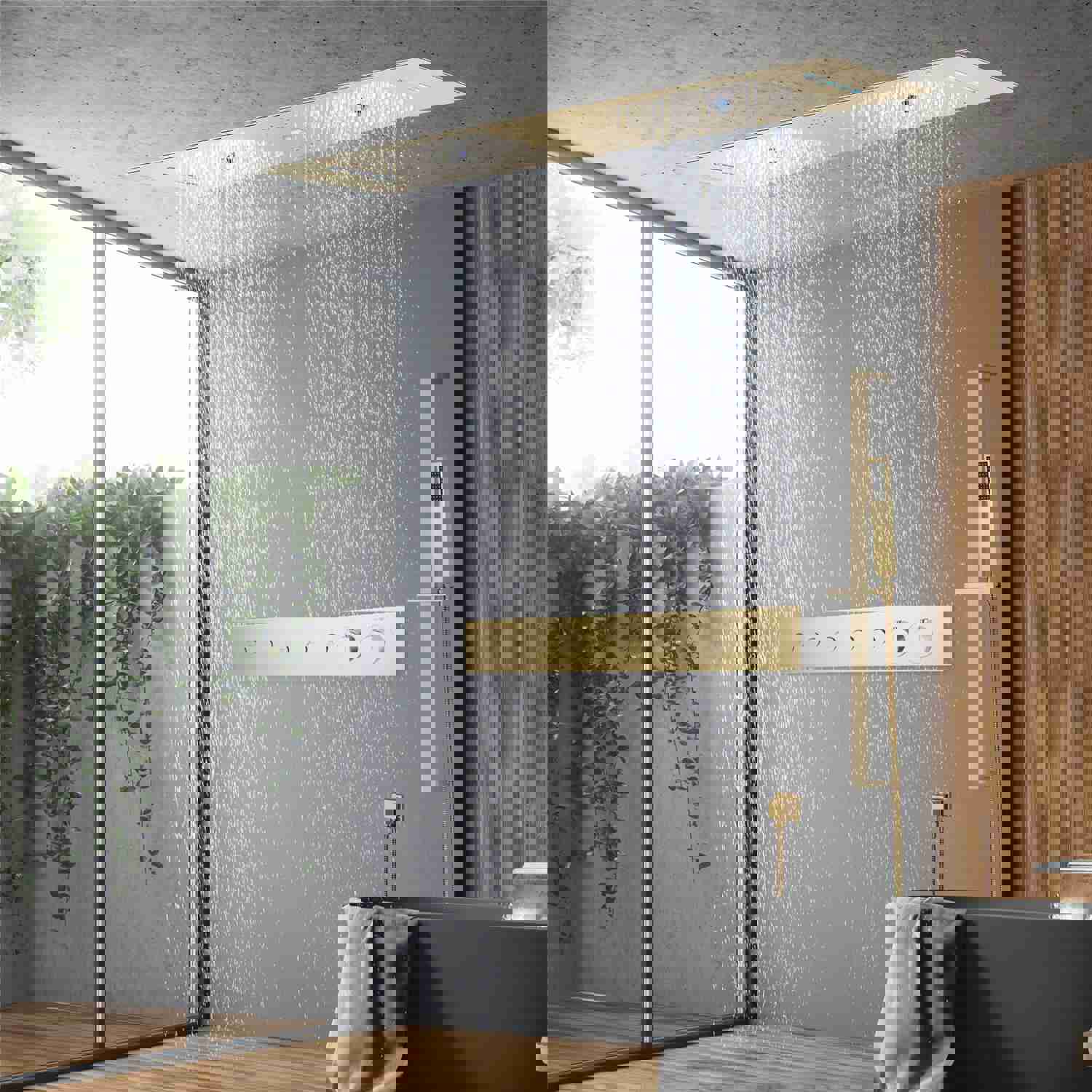 PRESTIGE 36 Ceiling Complete Luxury LED Music Shower System