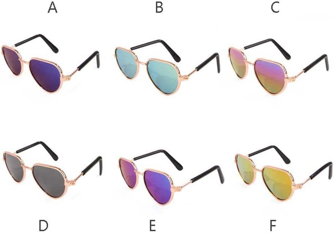 Fashion Pet Sunglasses for Cats and Dogs - Funny Photo Props and Eye Wear Decoration