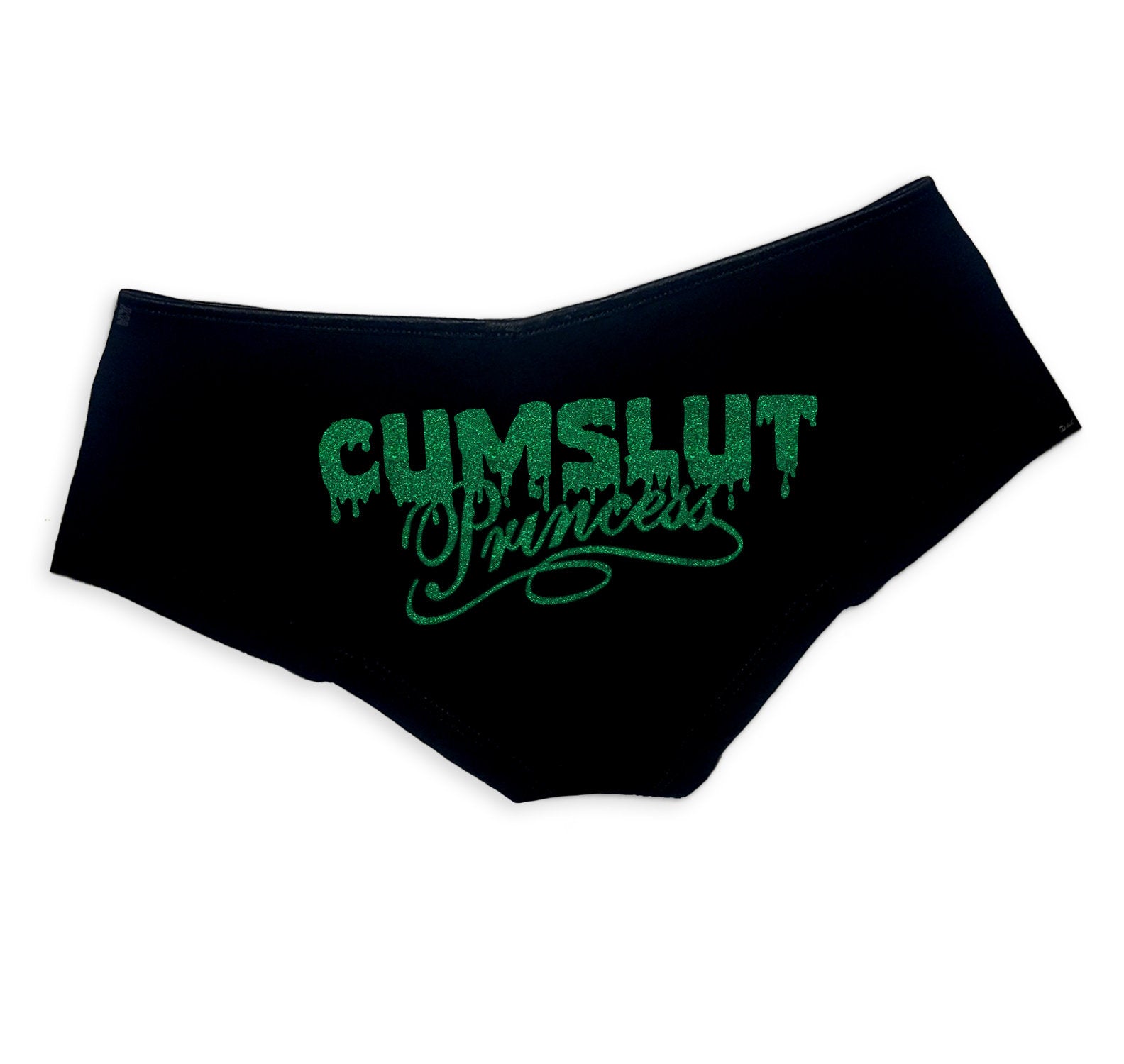 Cumslut Princess Panties - Sexy DDLG Boy Short Underwear for Women