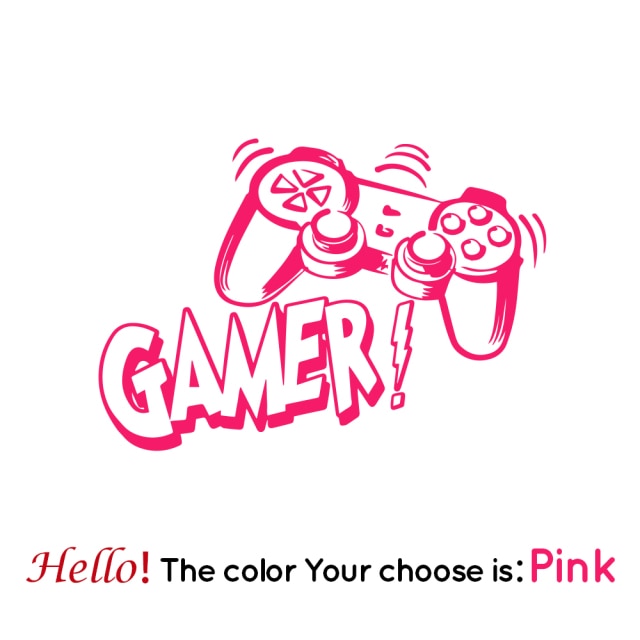 Creative Cartoon Gaming Wall Sticker for Kids Room and Game Room Decoration