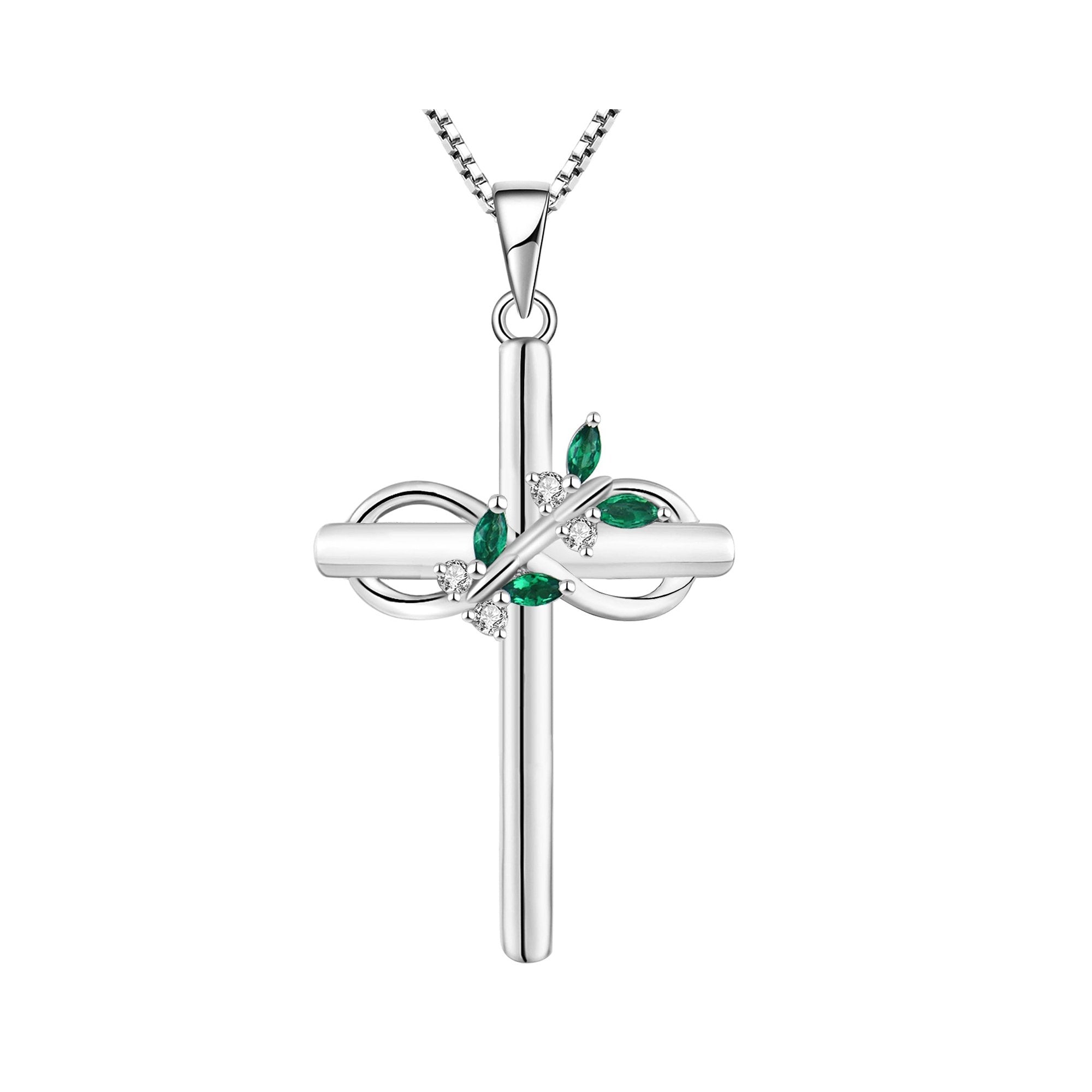 Yeelery Butterfly Infinity Gem Necklaces