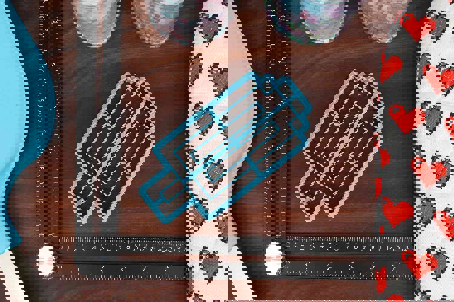 Pixel Foods Set 2 Cookie Cutters - Pixel Cupcake, Pixel Donut, Pixel Muffin, Pixel Popsicle, Pixel Soda