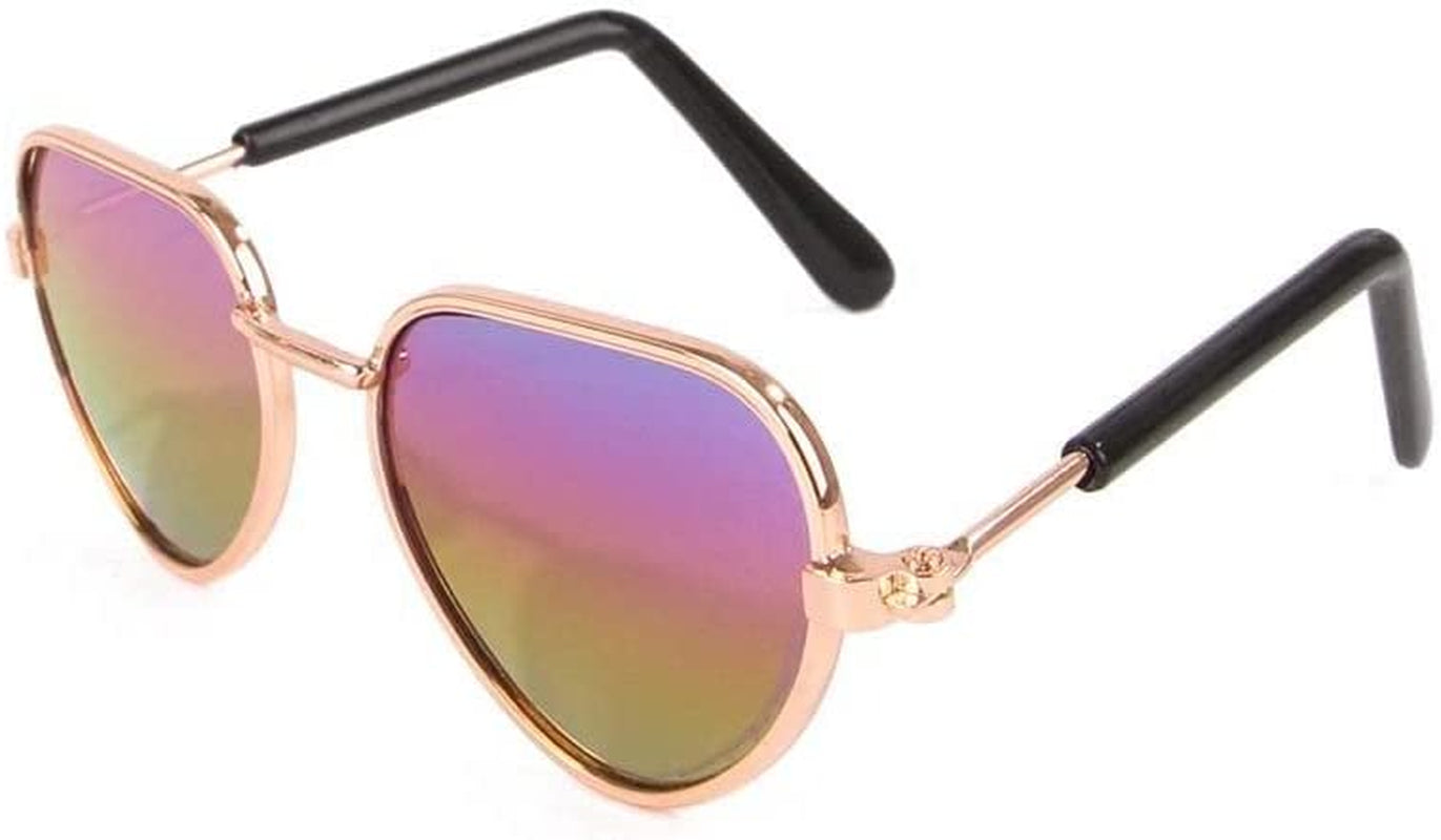 Fashion Pet Sunglasses for Cats and Dogs - Funny Photo Props and Eye Wear Decoration