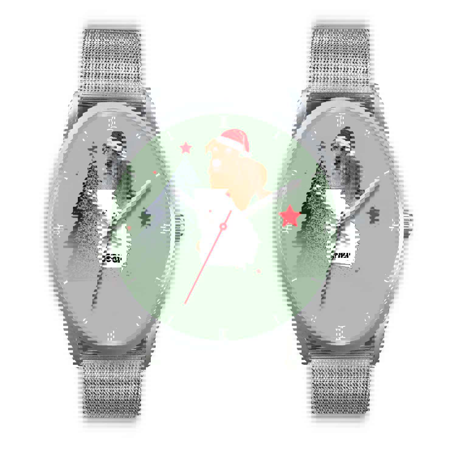 Irish Terrier Georgia Christmas Special Wrist Watch