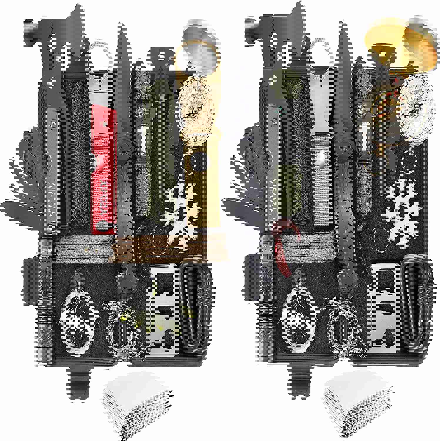 27 in 1 Survival Kits for Camping, Hiking, Hunting & Outdoor Adventures