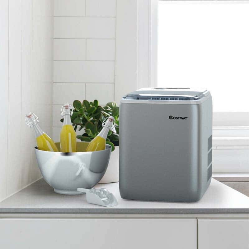 44LBS/24H Portable Ice Maker Countertop with Self-Clean Function