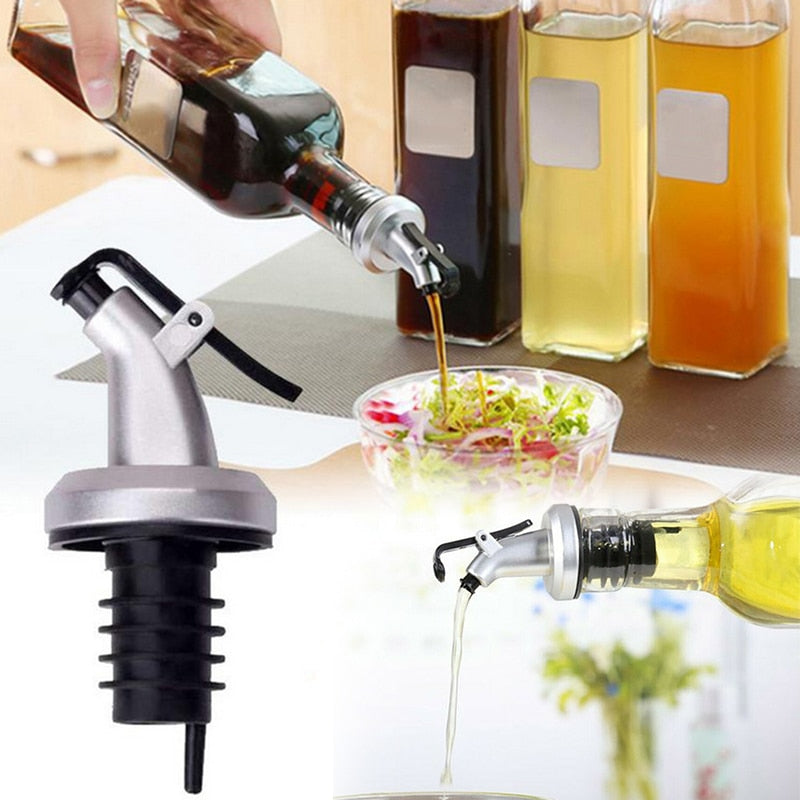 Kitchen Gadgets Seasoning Pourer Spout - 5Pcs Leak-Proof Dispenser Set