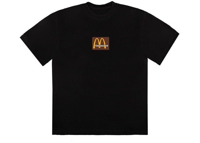 Travis Scott Cactus Jack x McDonalds SESAME INV T-SHIRT Black