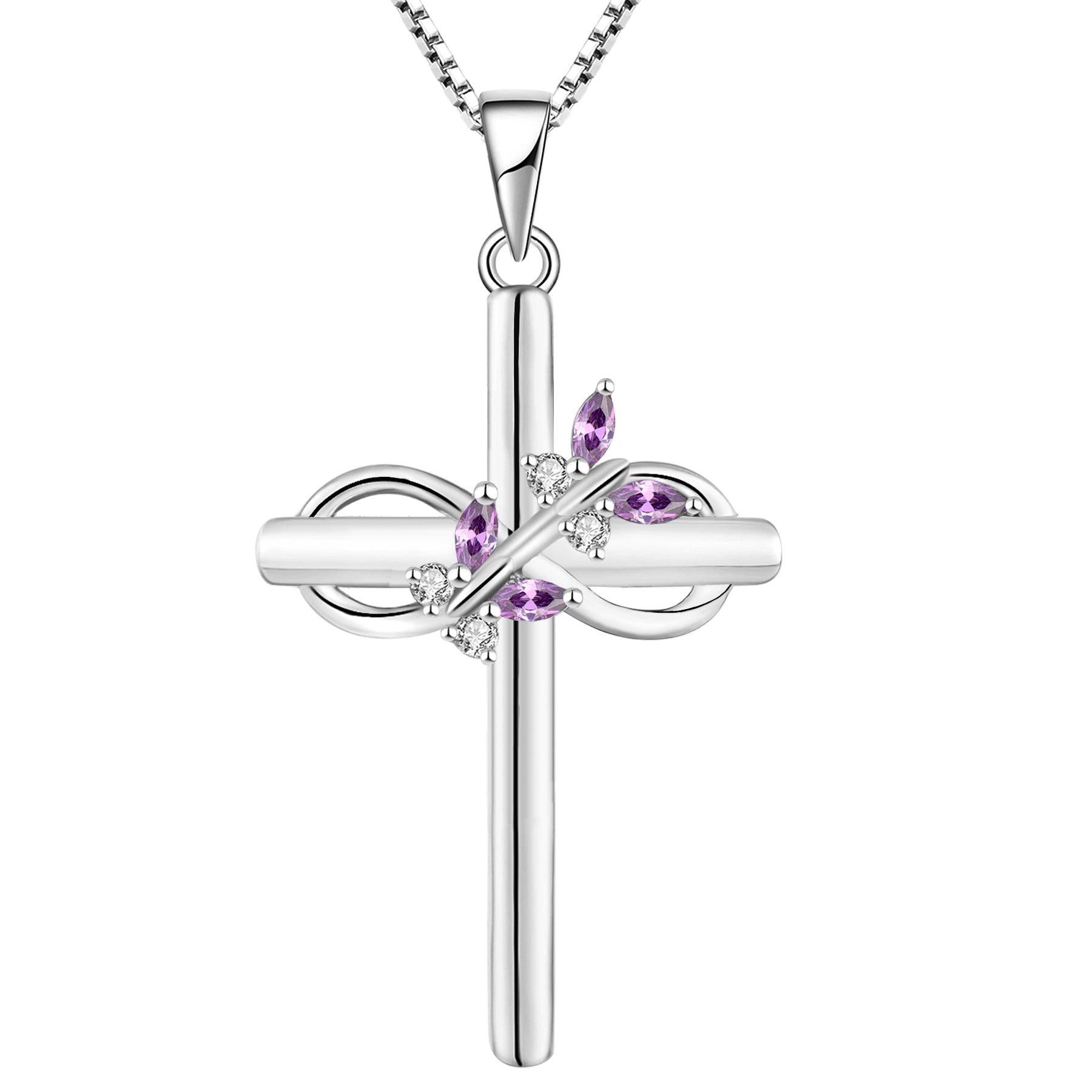 Yeelery Butterfly Infinity Gem Necklaces