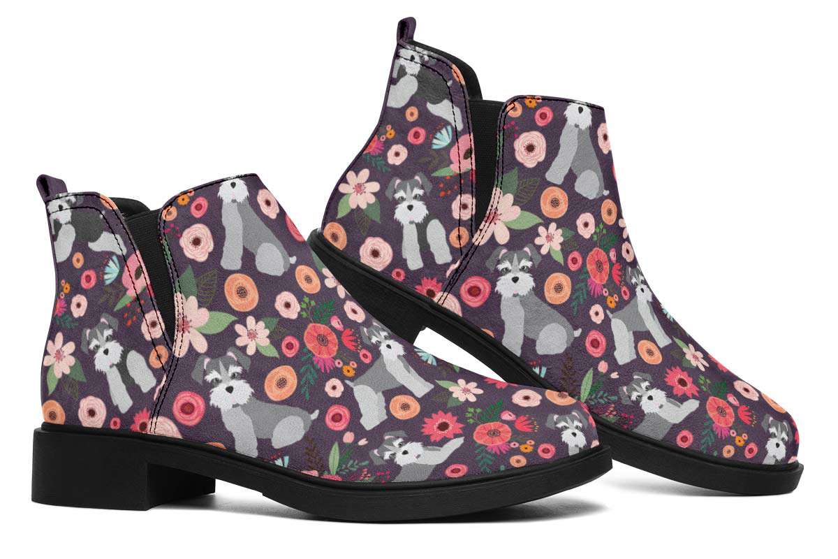 Schnauzer Flower Neat Vibe Boots