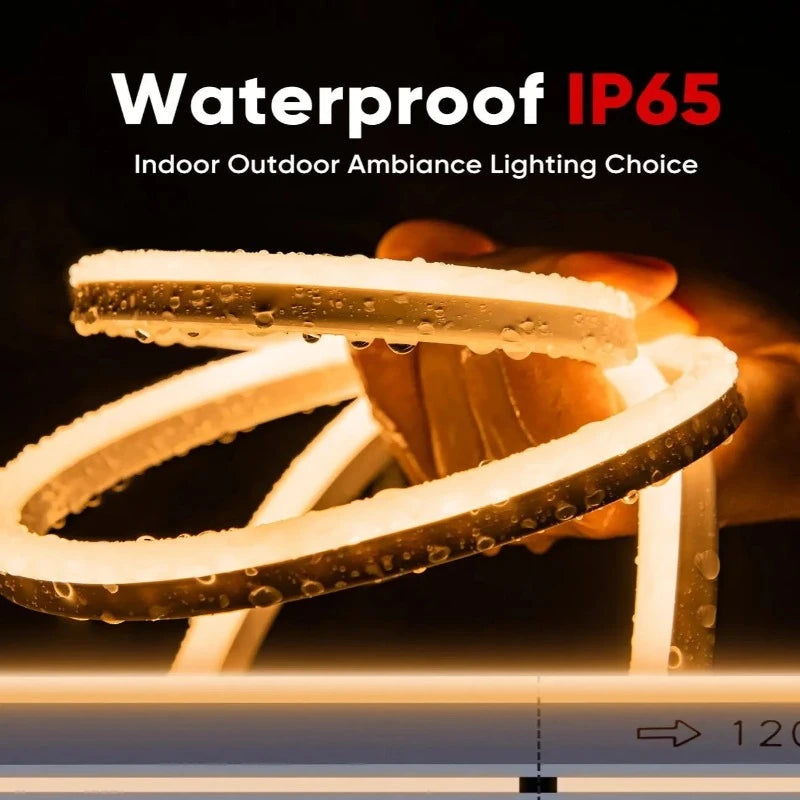 Warm White LED Neon Light - 3000K, 7W/Meter, 240LM/W, IP65, Energy Efficient, ETL Listed