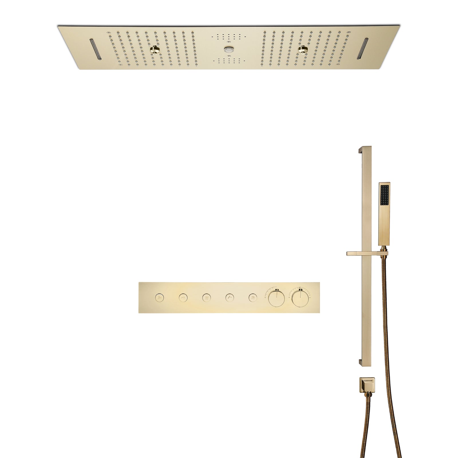 PRESTIGE 36 Ceiling Complete Luxury LED Music Shower System