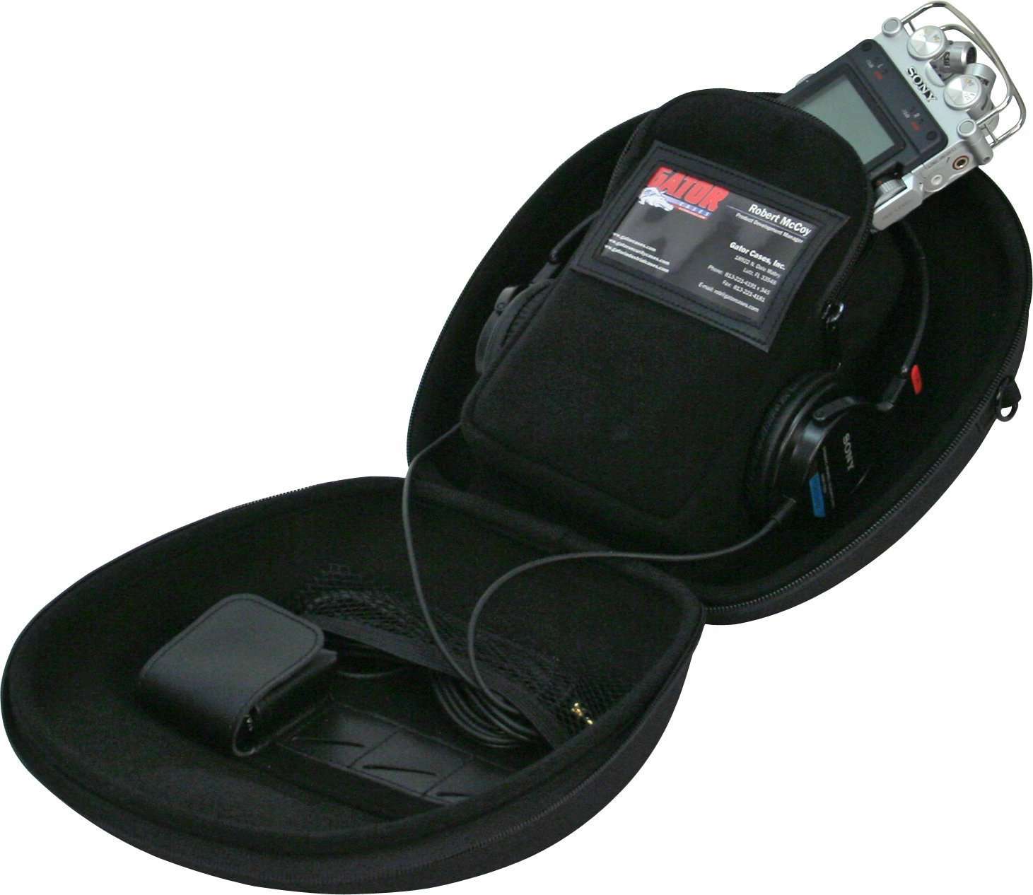 Shure SRH840 Professional Monitor Headphones with Gator Recorder Case