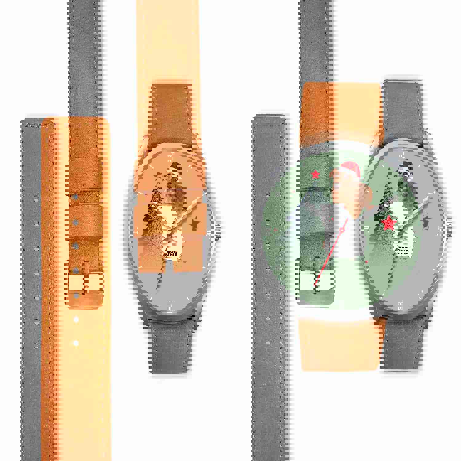 Irish Terrier Georgia Christmas Special Wrist Watch